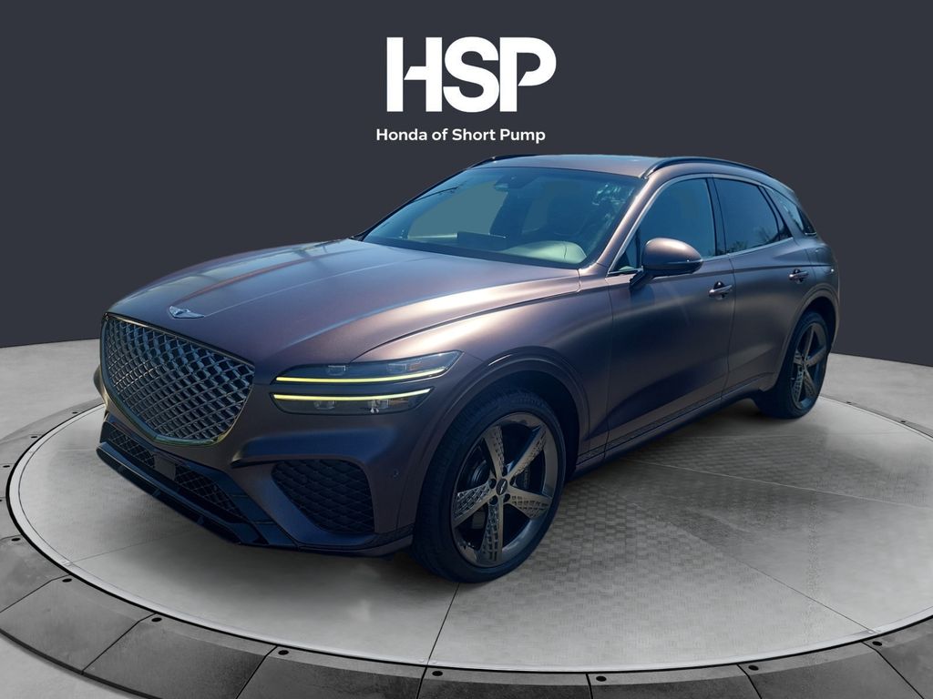 Red (Barossa Burgundy) 2023 Genesis GV70 SUV / Crossover 8-Speed Automatic