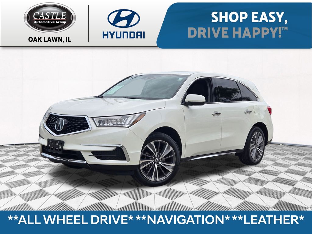 White 2019 Acura MDX SUV / Crossover All-Wheel Drive 9-Speed Automatic