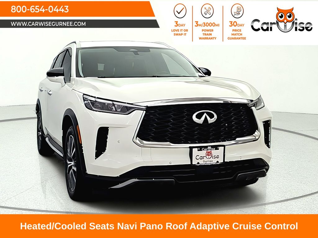 White 2023 INFINITI QX60 SUV / Crossover All-Wheel Drive 9-Speed Automatic