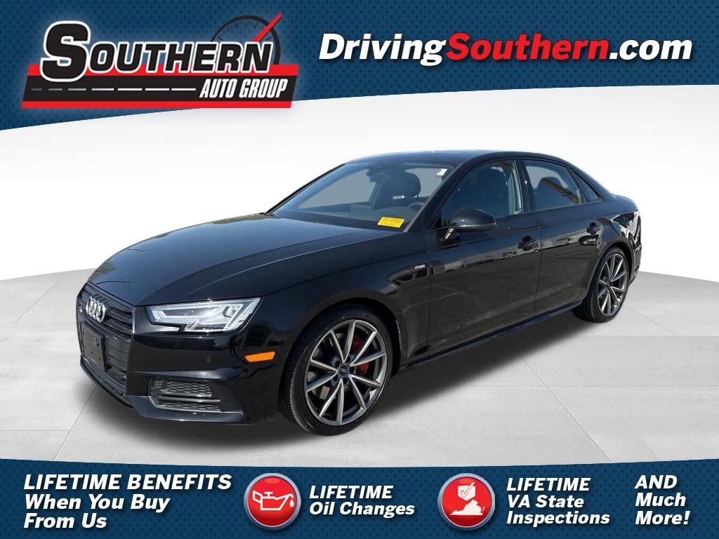 Brilliant Black 2018 Audi A4 2.0 TFSI quattro Premium Plus AWD Sedan All-Wheel Drive 7-Speed Automatic