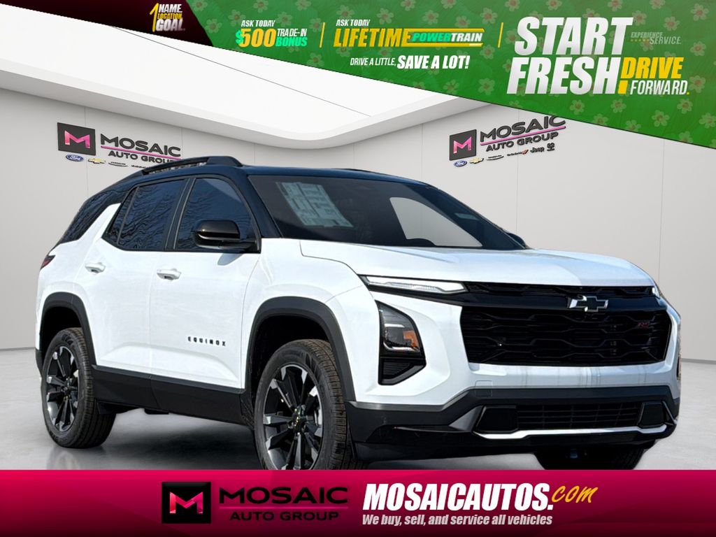 Polar White Tricoat 2026 Chevrolet Equinox RS FWD SUV / Crossover Front-Wheel Drive Continuously Variable Transmission