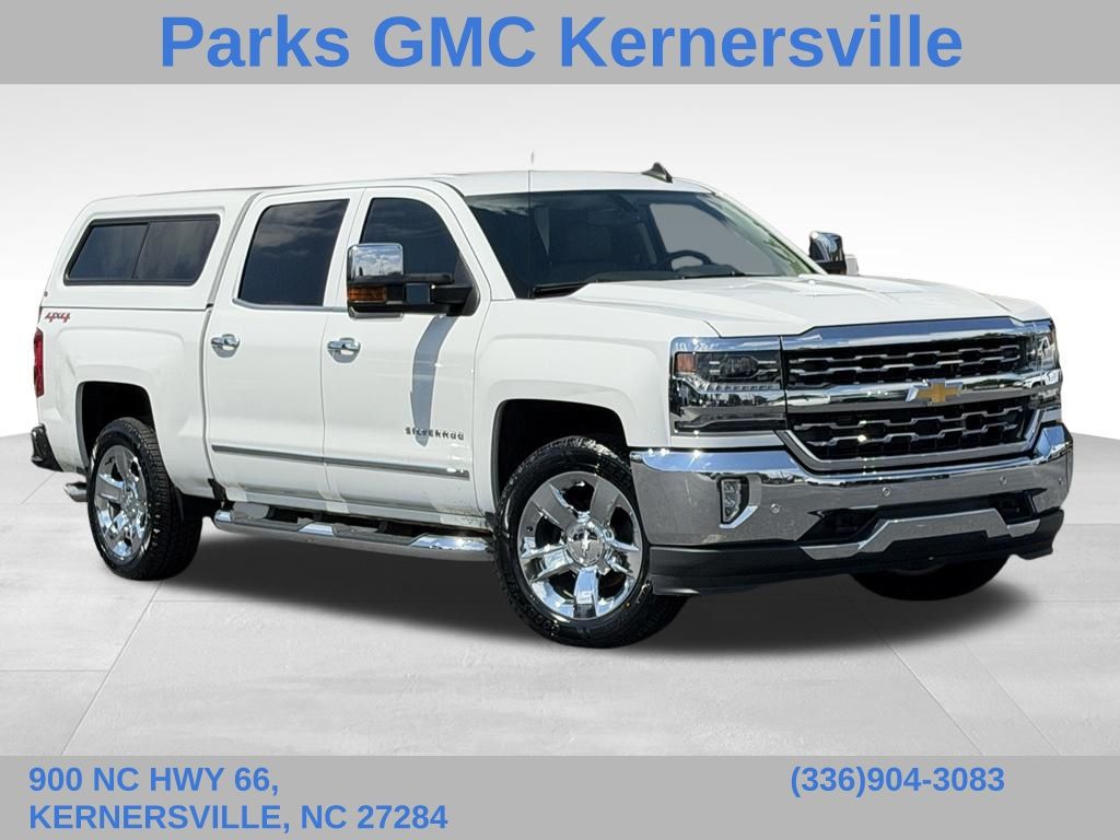 Summit White 2016 Chevrolet Silverado 1500 Pickup Truck Four-Wheel Drive 8-Speed Automatic Overdrive