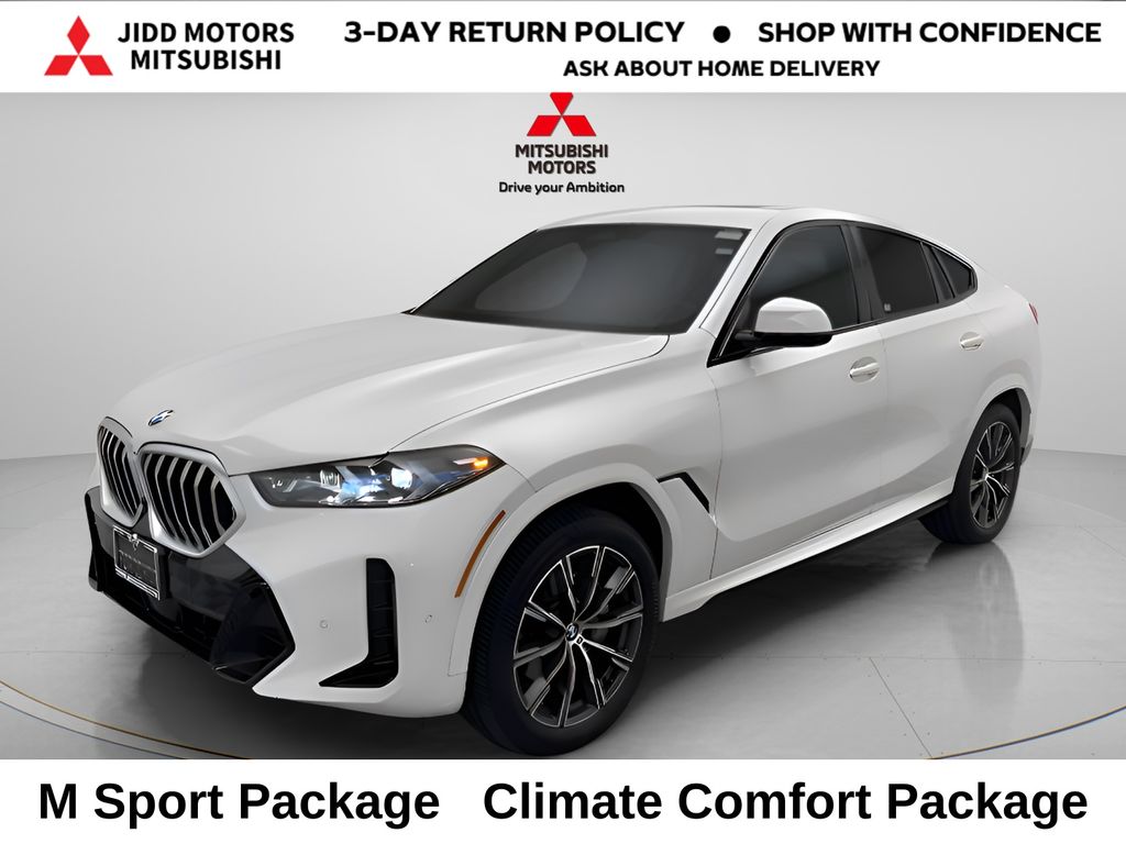 White Metallic 2025 BMW X6 SUV / Crossover All-Wheel Drive 8-Speed Automatic