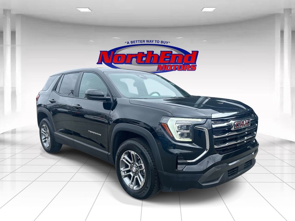Black (Ebony Twilight Metallic) 2025 GMC Terrain Elevation AWD SUV / Crossover Four-Wheel Drive 8-Speed Automatic Overdrive