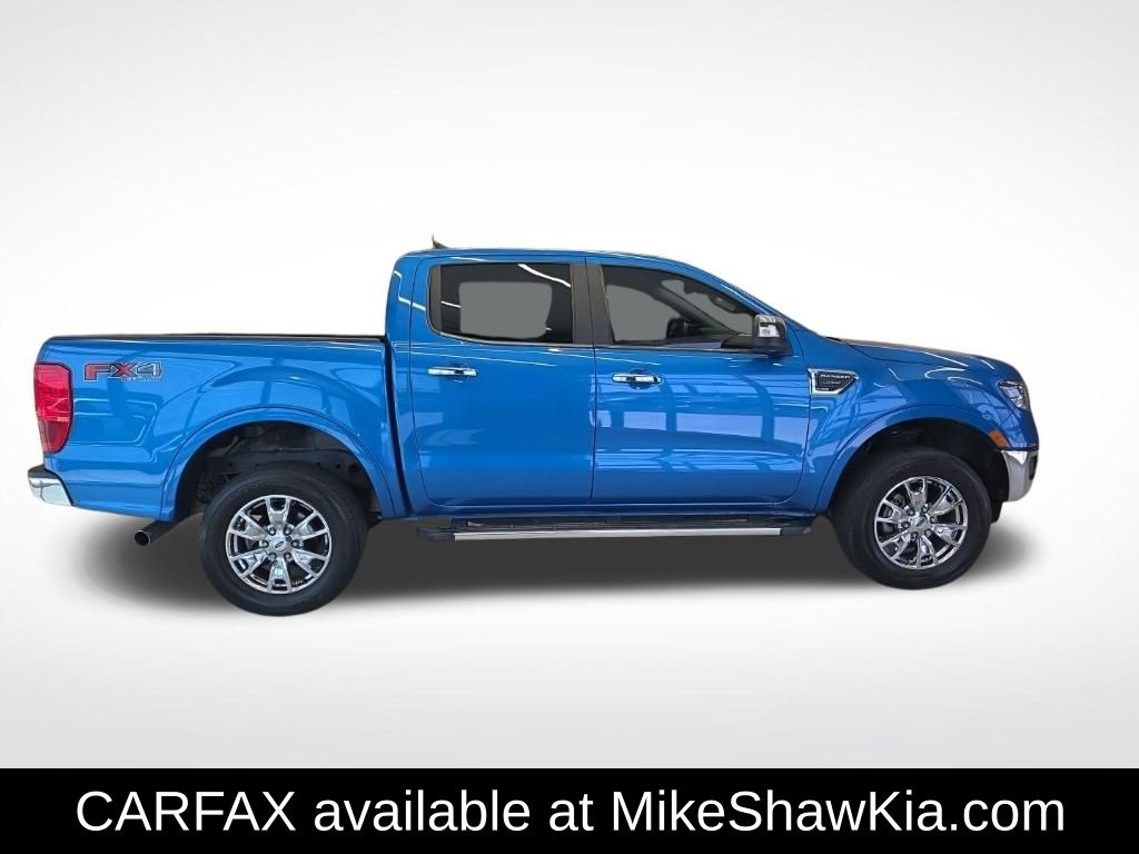 Blue Metallic 2021 Ford Ranger Pickup Truck Four-Wheel Drive Automatic