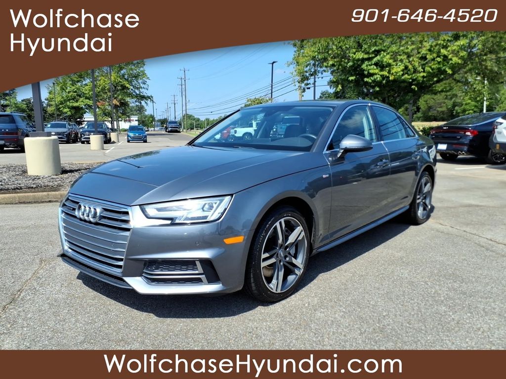 Monsoon Gray Metallic 2018 Audi A4 Sedan All-Wheel Drive 7-Speed Automatic