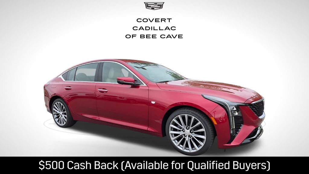 Radiant Red 2026 Cadillac CT5 Premium Luxury RWD Sedan Rear-Wheel Drive Automatic