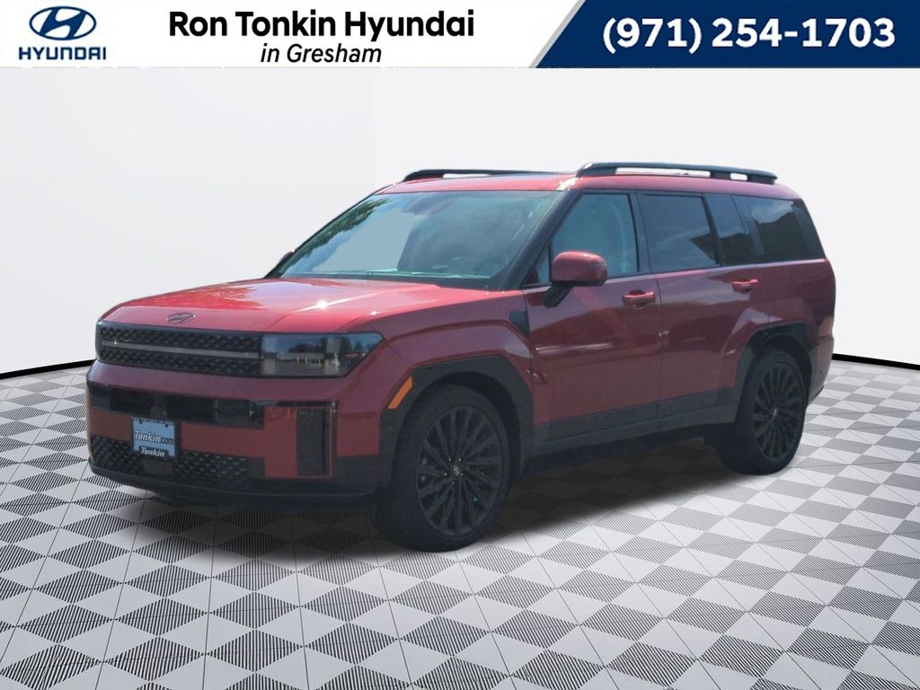 Ultimate Red 2025 Hyundai Santa Fe Calligraphy AWD SUV / Crossover All-Wheel Drive Automatic