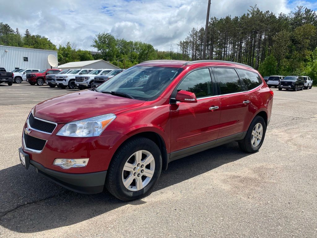 Crystal Red Tintcoat 2012 Chevrolet Traverse SUV / Crossover All-Wheel Drive 6-Speed Automatic Overdrive