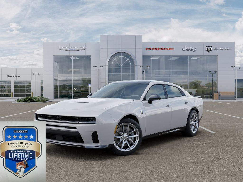 Bright White Clearcoat 2026 Dodge Charger Sedan All-Wheel Drive 8-Speed Automatic