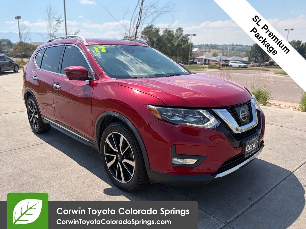 Red (Palatial Ruby) 2017 Nissan Rogue SUV / Crossover Front-Wheel Drive Continuously Variable Transmission