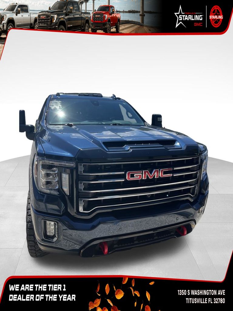 Pacific Blue Metallic 2023 GMC Sierra 2500HD Pickup Truck Four-Wheel Drive Automatic