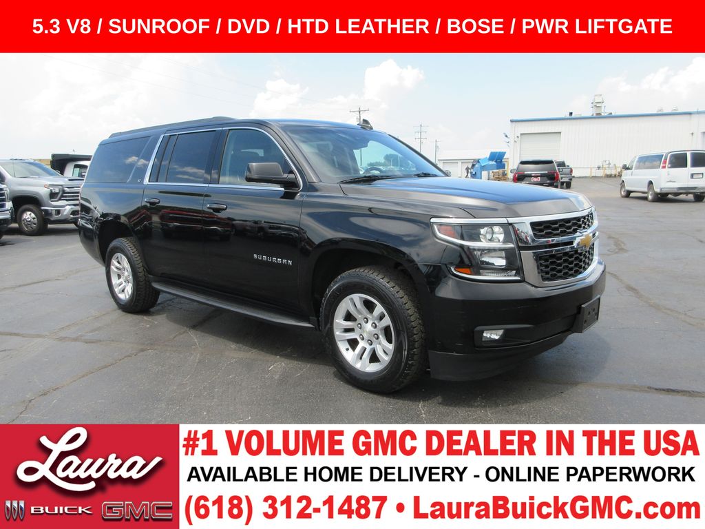Black 2018 Chevrolet Suburban SUV / Crossover Four-Wheel Drive 6-Speed Automatic Overdrive