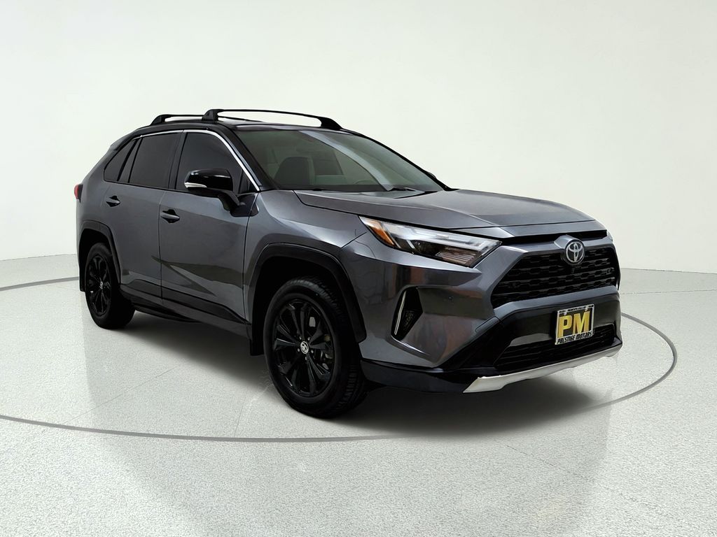 Midnight Black Metallic 2025 Toyota RAV4 Hybrid SUV / Crossover All-Wheel Drive Continuously Variable Transmission