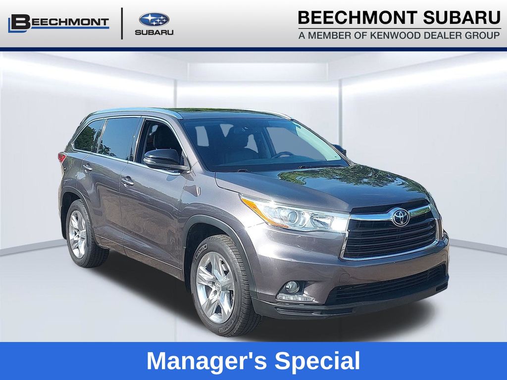 Predawn Gray Mica 2015 Toyota Highlander SUV / Crossover All-Wheel Drive 6-Speed Automatic Overdrive