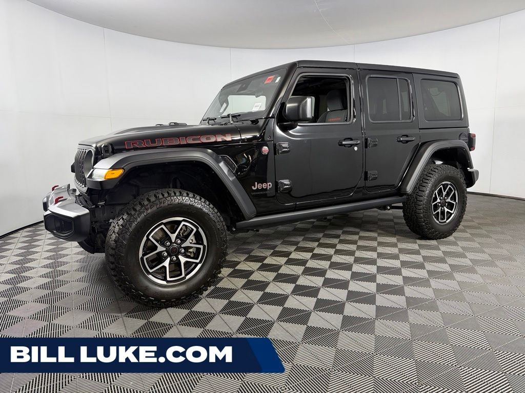 Black Clearcoat 2024 Jeep Wrangler SUV / Crossover Four-Wheel Drive 8-Speed Automatic