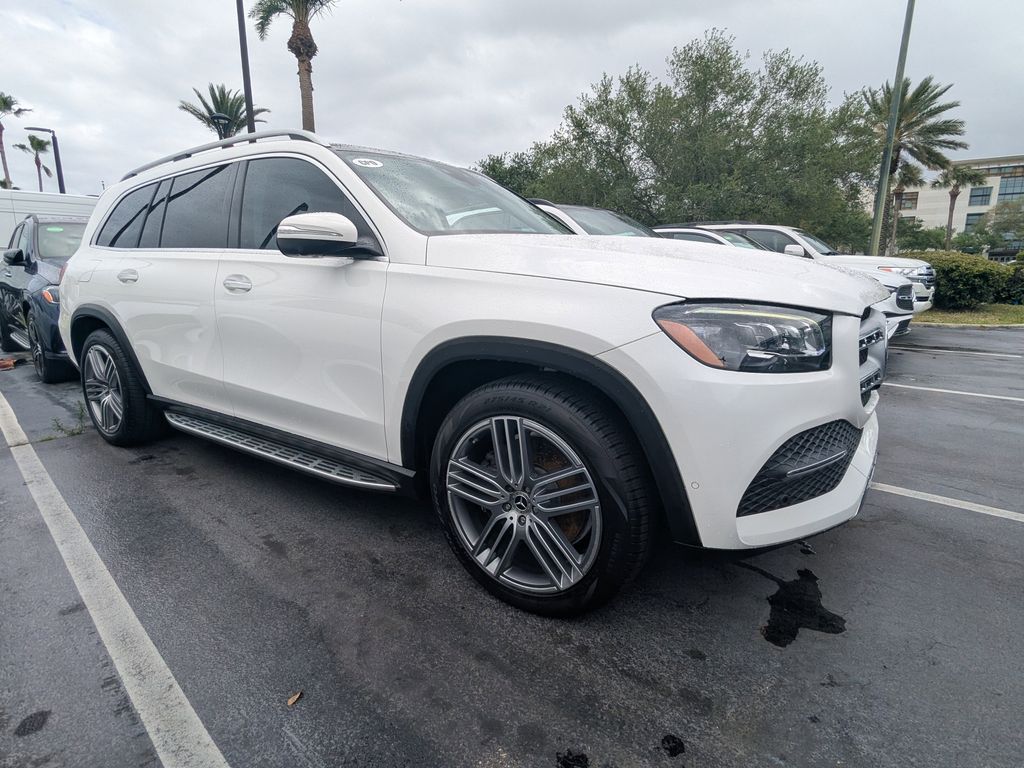 Polar White 2022 Mercedes-Benz GLS 450 4MATIC SUV / Crossover All-Wheel Drive 9-Speed Automatic