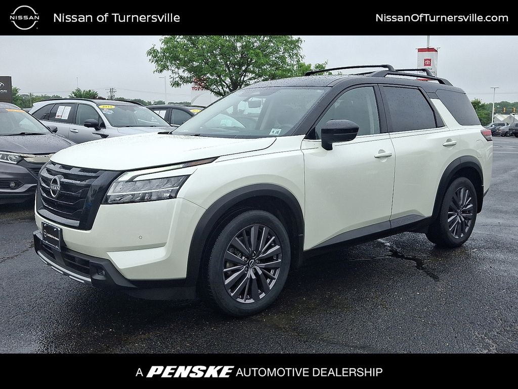 Pearl White 2023 Nissan Pathfinder SL 4WD SUV / Crossover All-Wheel Drive 9-Speed Automatic
