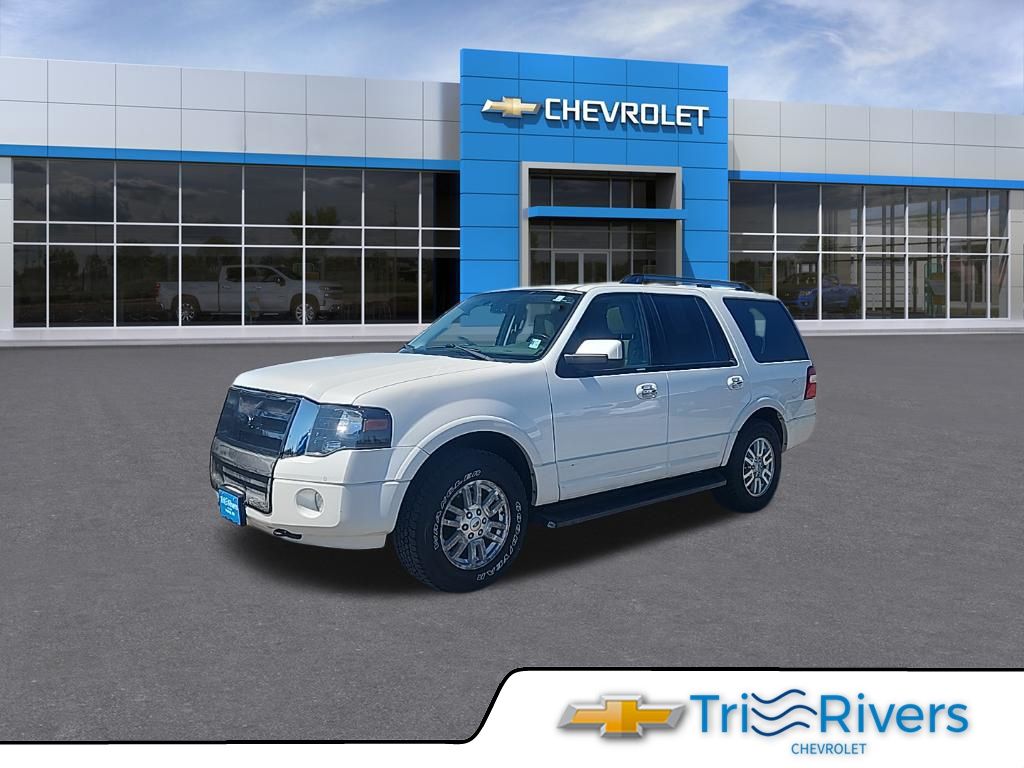 White Platinum Clearcoat Metallic 2013 Ford Expedition Limited 4WD SUV / Crossover Four-Wheel Drive 6-Speed Automatic