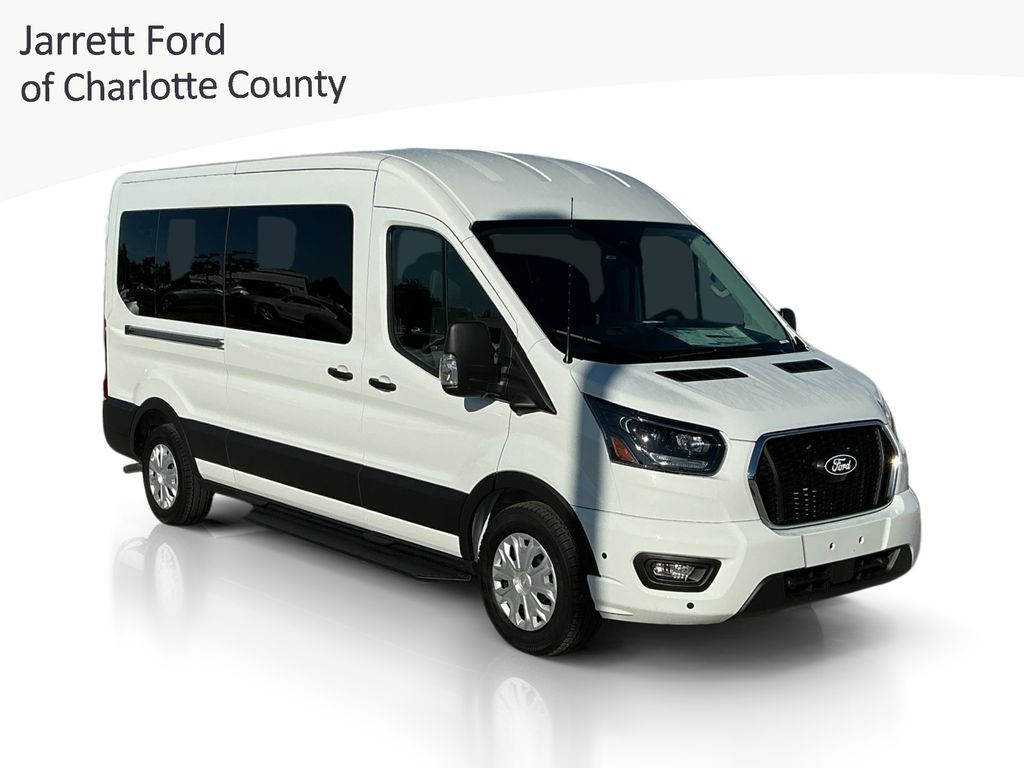 Oxford White 2026 Ford Transit Passenger Van Rear-Wheel Drive