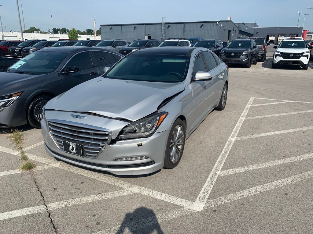 Santiago Silver 2016 Hyundai Genesis Sedan 8-Speed Automatic