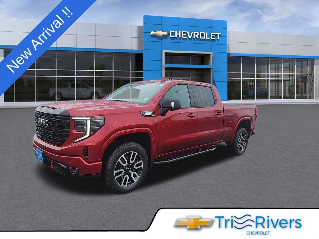 Red 2024 GMC Sierra 1500 AT4 Crew Cab 4WD Pickup Truck Four-Wheel Drive Automatic