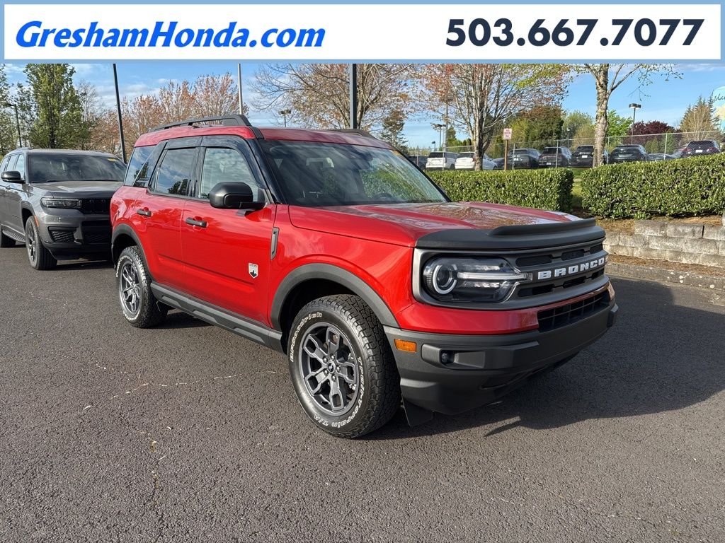 Chili Pepper Red 2024 Ford Bronco Sport Big Bend AWD SUV / Crossover All-Wheel Drive 8-Speed Automatic