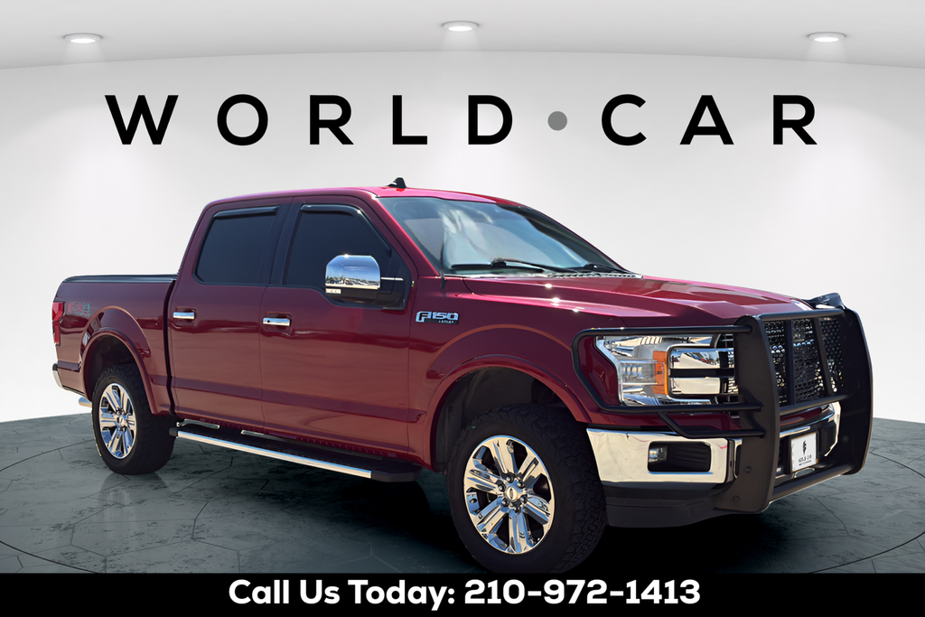 Ruby Red Metallic 2019 Ford F-150 Pickup Truck Four-Wheel Drive Automatic