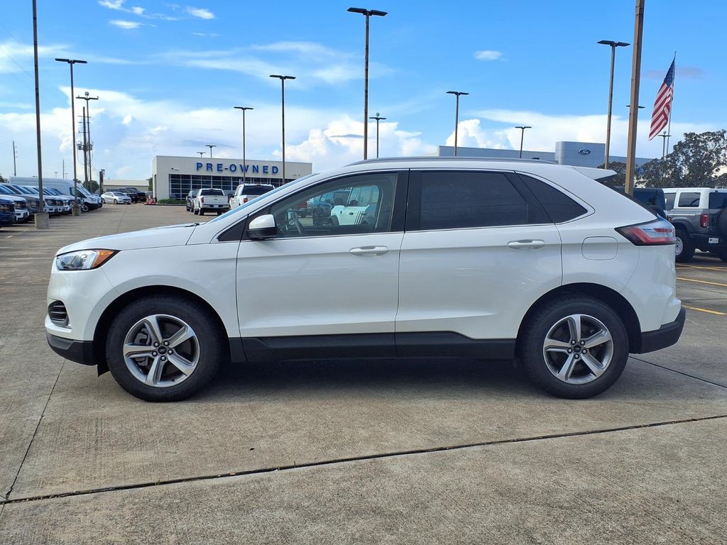2024 Ford Edge SEL White at North Houston Mitsubishi