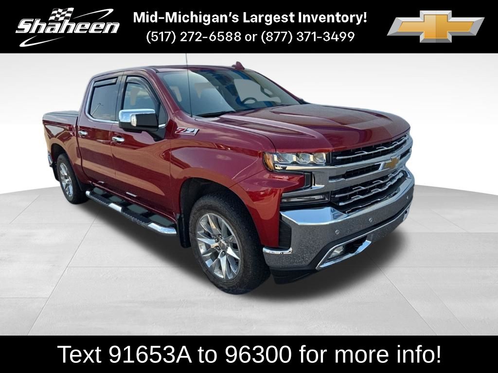 Cajun Red Tintcoat 2019 Chevrolet Silverado 1500 Pickup Truck Four-Wheel Drive 8-Speed Automatic