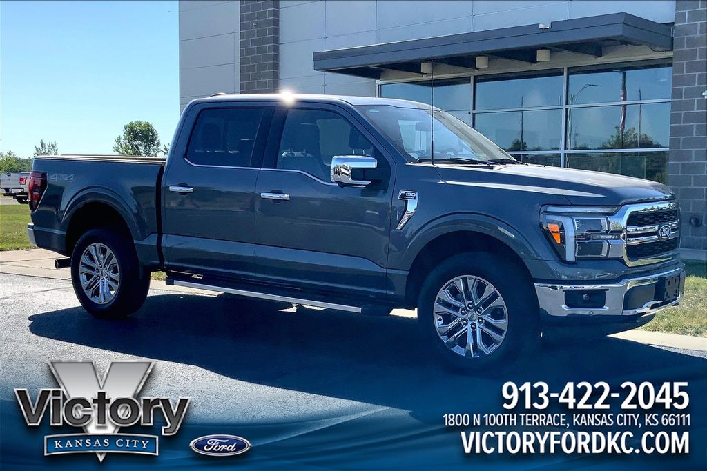 Carbonized Gray Metallic 2025 Ford F-150 Pickup Truck Four-Wheel Drive Automatic