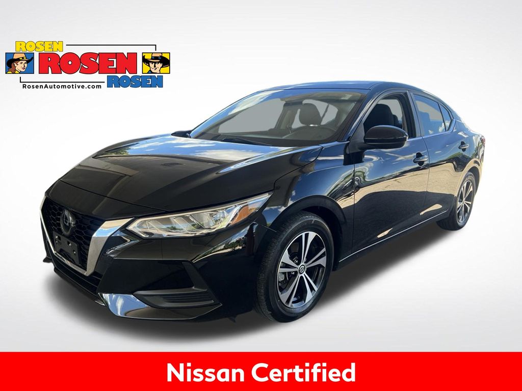 Super Black 2023 Nissan Sentra Sedan Front-Wheel Drive Continuously Variable Transmission