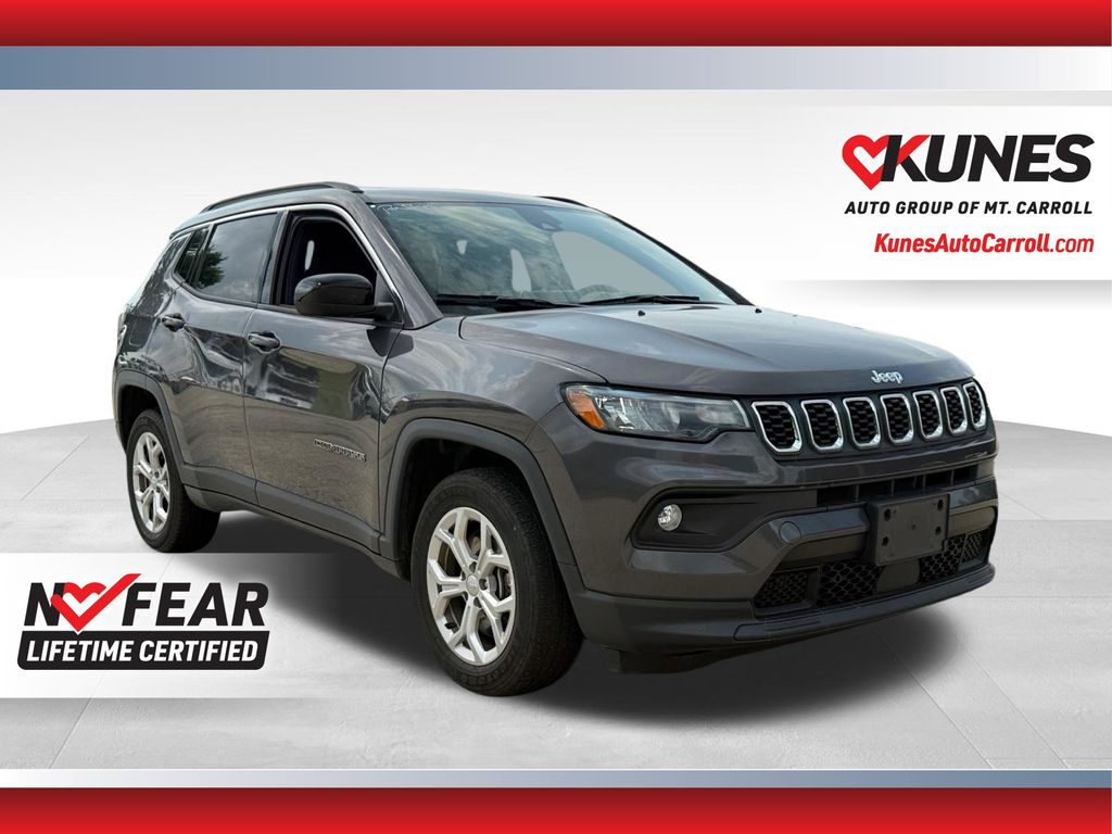 Baltic Gray Metallic Clearcoat 2024 Jeep Compass SUV / Crossover Four-Wheel Drive 8-Speed Automatic