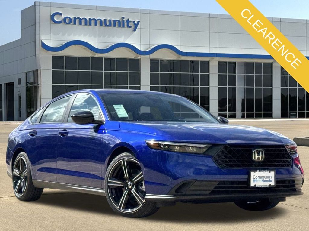 2025 Honda Accord Hybrid Sport Blue at Classic Honda Galveston