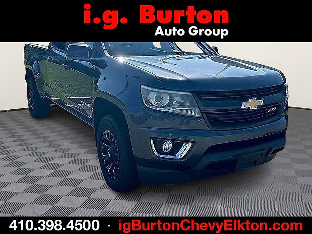 Cyber Gray Metallic 2016 Chevrolet Colorado Pickup Truck Four-Wheel Drive 6-Speed Automatic