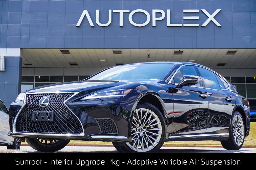 Black (Caviar) 2024 Lexus LS 500 AWD Sedan All-Wheel Drive Automatic