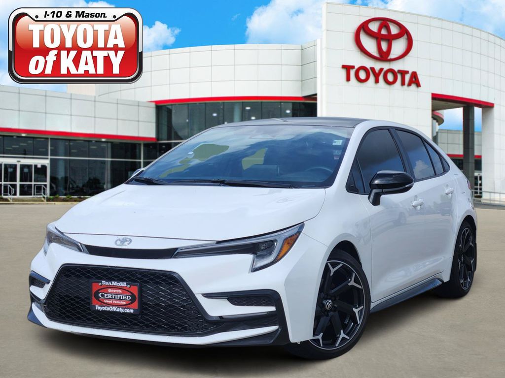 Midnight Black Metallic 2025 Toyota Corolla Sedan Front-Wheel Drive Continuously Variable Transmission