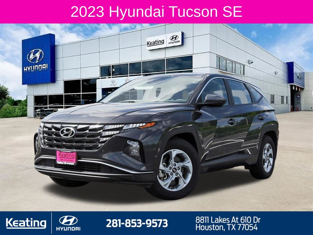 Portofino Gray 2023 Hyundai Tucson SUV / Crossover Front-Wheel Drive 8-Speed Automatic
