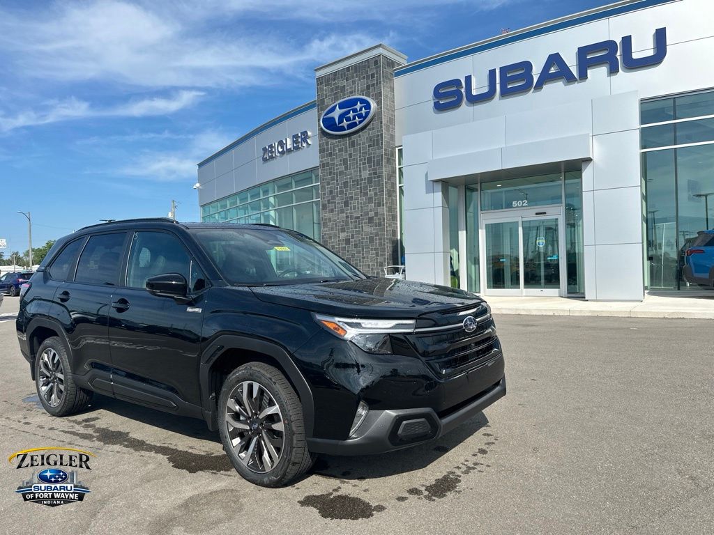 Crystal Black Silica 2026 Subaru Forester Hybrid SUV / Crossover All-Wheel Drive Continuously Variable Transmission