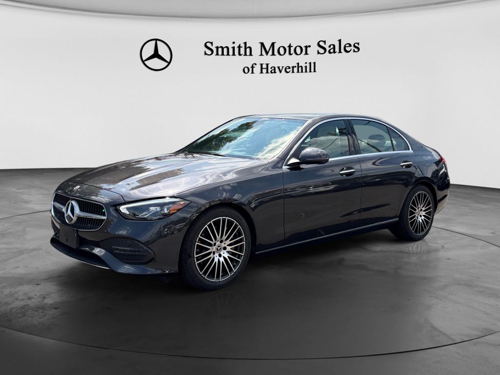 Gray Metallic 2026 Mercedes-Benz C-Class Sedan All-Wheel Drive 9-Speed Automatic