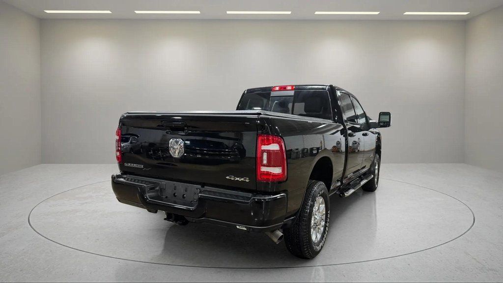 Used 2024 Diamond Black Crystal Pearlcoat Ram Laramie image 3