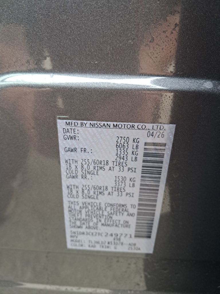 2026 Nissan Pathfinder SL Gray at John Sisson Motors