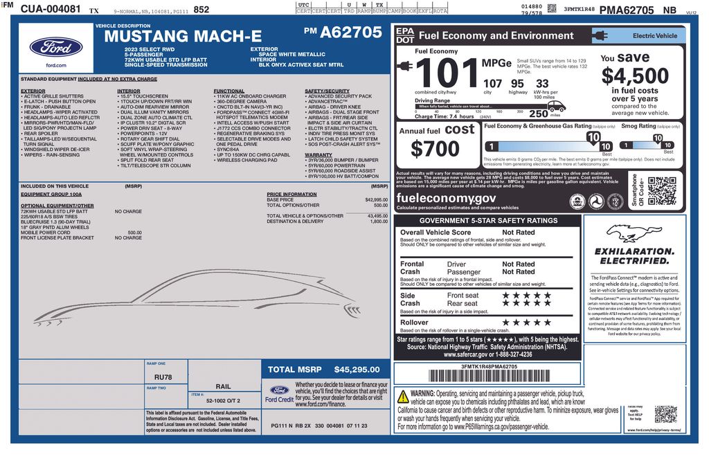 Certified Used 2023 White Ford Select image 8