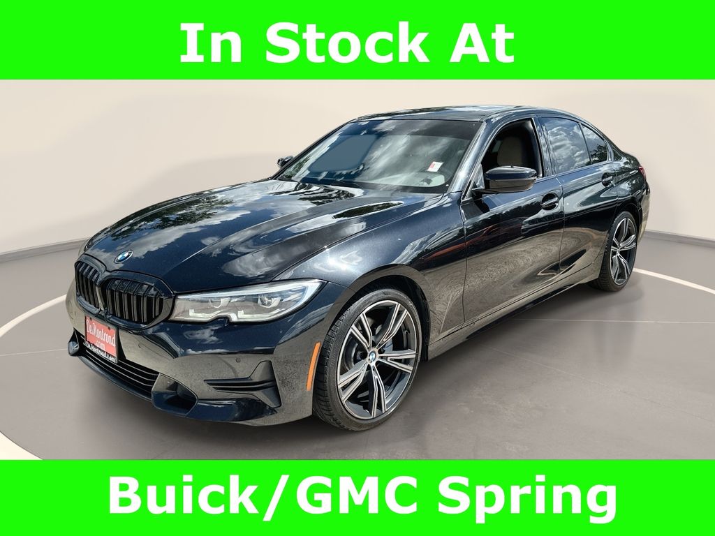 Black Sapphire Metallic 2021 BMW 3 Series Sedan Rear-Wheel Drive 8-Speed Automatic