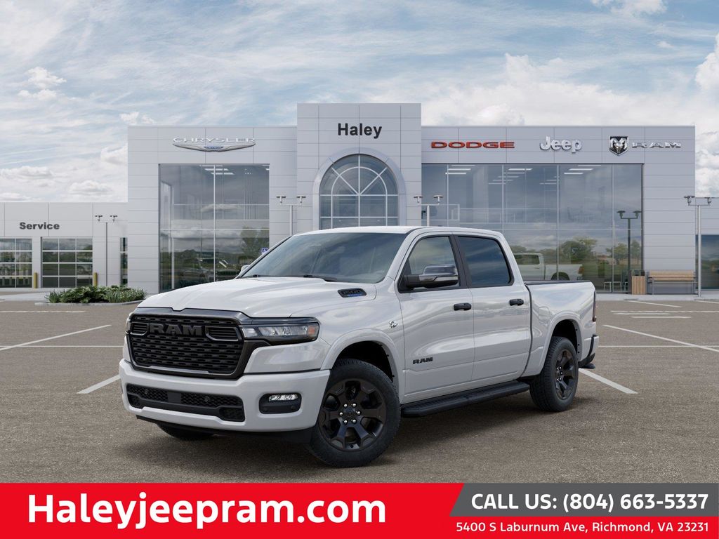 Bright White Clearcoat 2026 RAM 1500 Pickup Truck Four-Wheel Drive 8-Speed Automatic