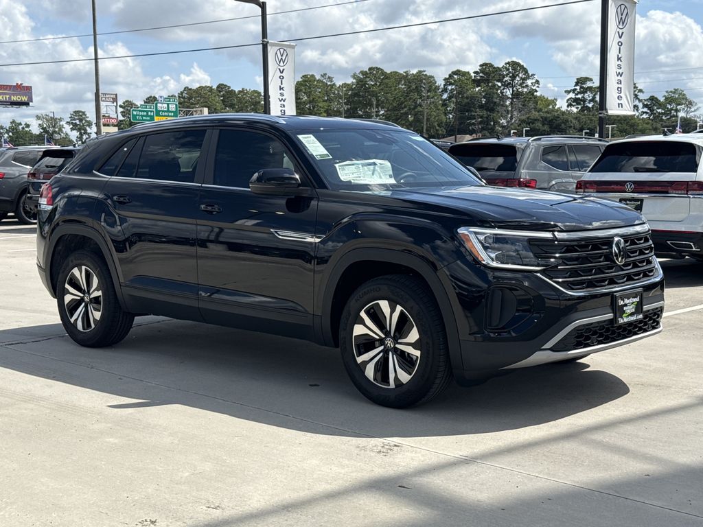 2026 Volkswagen Atlas Cross Sport 2.0T SE Black at DeMontrond Auto Country