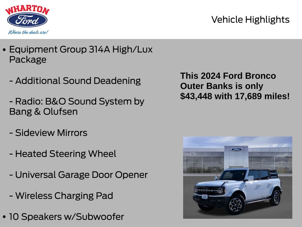 2024 Ford Bronco Outer Banks - 10