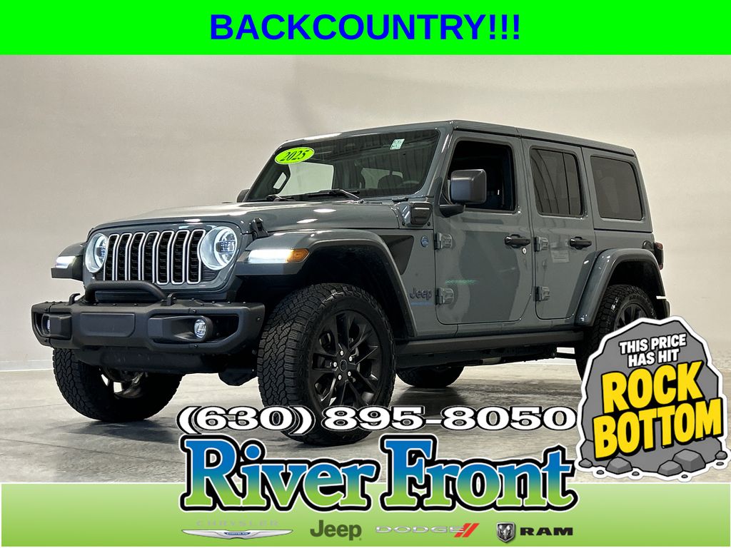 Anvil Clear Coat 2025 Jeep Wrangler 4xe SUV / Crossover Four-Wheel Drive 8-Speed Automatic