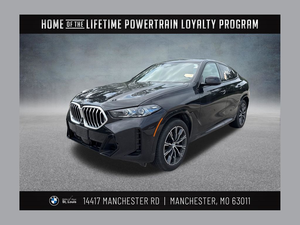 Black Sapphire Metallic 2025 BMW X6 SUV / Crossover All-Wheel Drive 8-Speed Automatic
