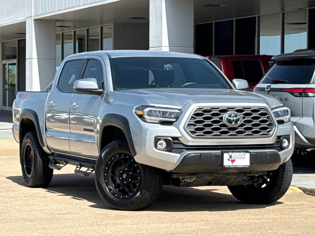 Celestial Silver Metallic 2023 Toyota Tacoma Pickup Truck Four-Wheel Drive 6-Speed Automatic